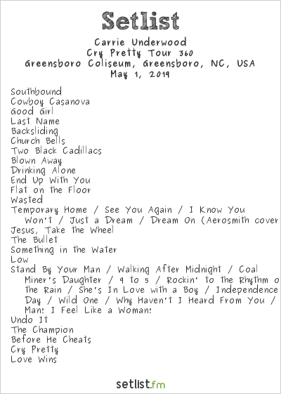 Carrie Underwood Kicks Off Cry Pretty 360 Tour | setlist.fm